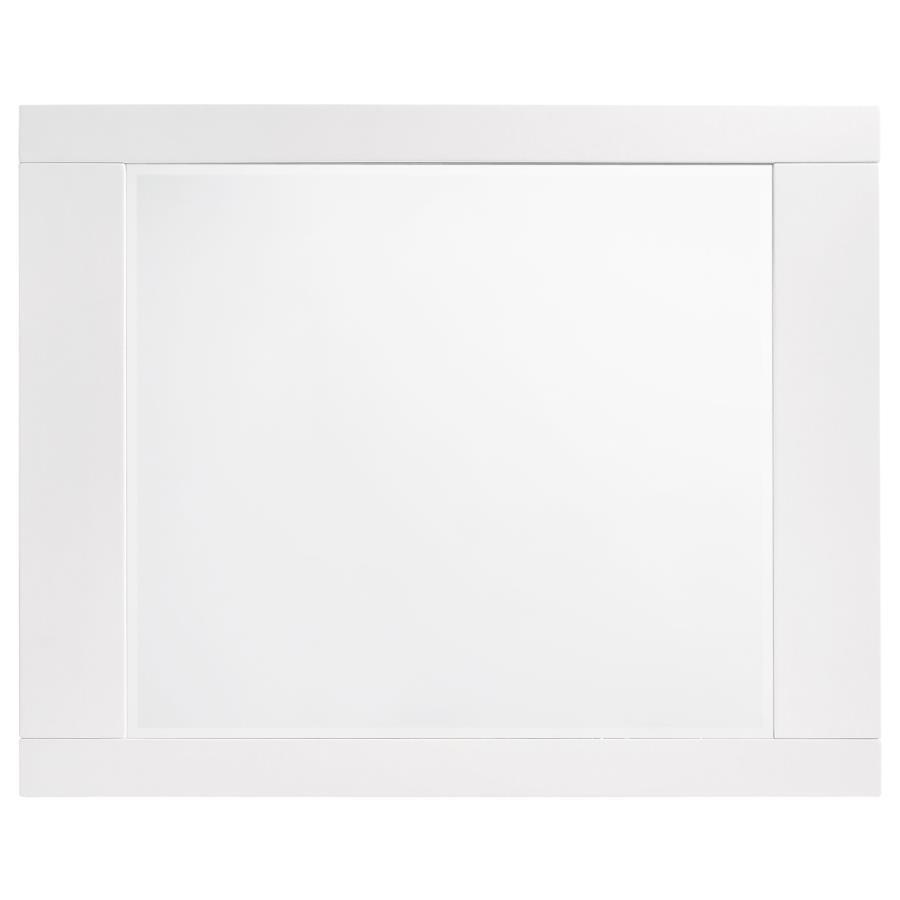 Felicity - Dresser Mirror - White High Gloss Mirror modern furniture Contempo Furniture