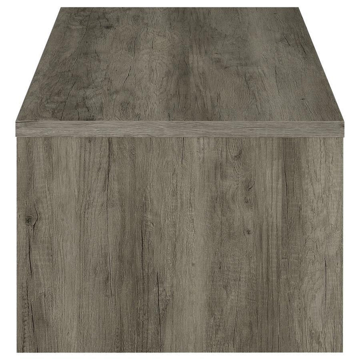 Felix - 2 - Drawer Engineered Wood Coffee Table - Gray Driftwood Coffee Table modern furniture Contempo Furniture
