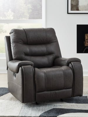 Femley Recliner - Dark Gray Rocker Chair modern furniture Contempo Furniture