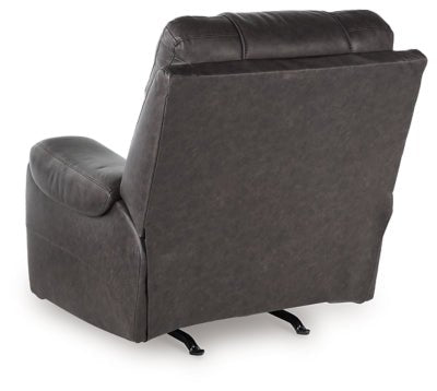 Femley Recliner - Dark Gray Rocker Chair modern furniture Contempo Furniture
