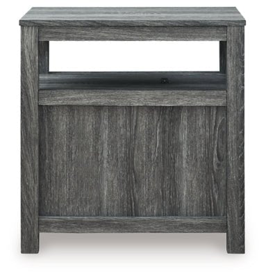 Fendenmore Chairside End Table - Dark Gray Chair Side Table modern furniture Contempo Furniture