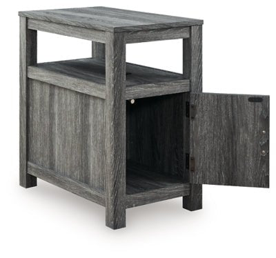 Fendenmore Chairside End Table - Dark Gray Chair Side Table modern furniture Contempo Furniture