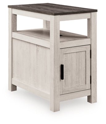 Fendenmore Chairside End Table - White Chair Side Table modern furniture Contempo Furniture