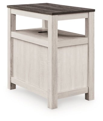 Fendenmore Chairside End Table - White Chair Side Table modern furniture Contempo Furniture