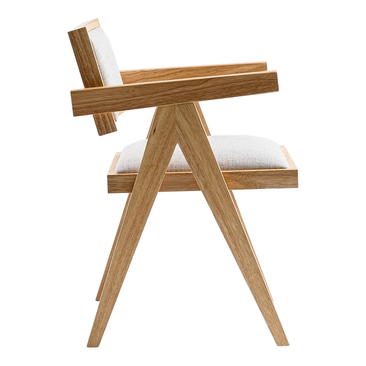 Fern - Modern Natural and Beige Dining Chair Set of 2