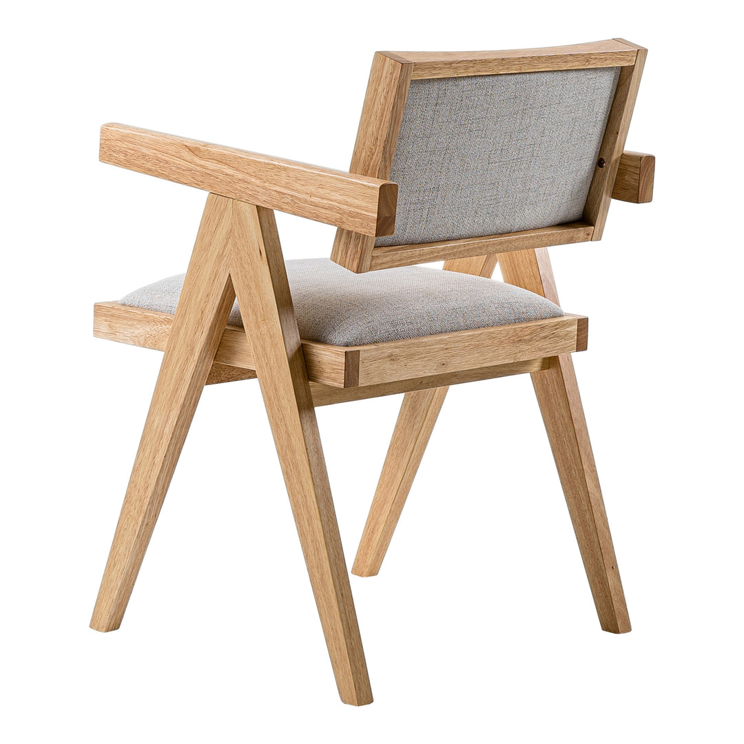 Fern - Modern Natural and Beige Dining Chair Set of 2