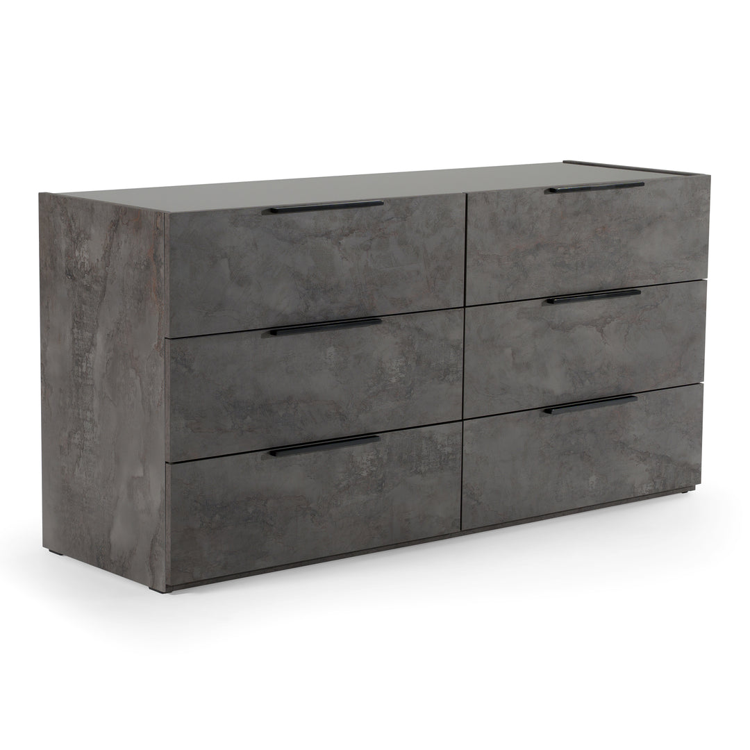 Ferrara - Modern Volcano Oxide Grey 4-Piece Bedroom Set
