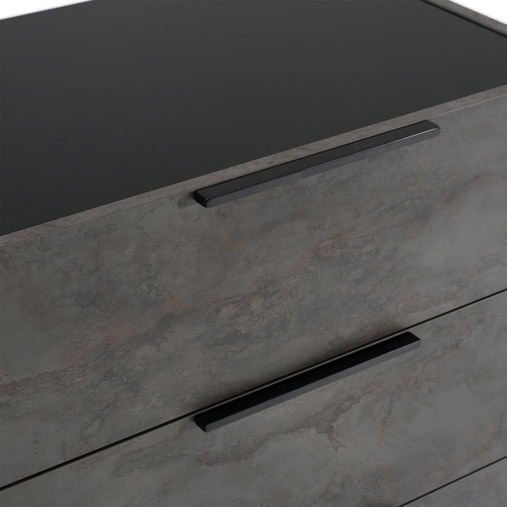 Ferrara - Modern Volcano Oxide Grey Dresser