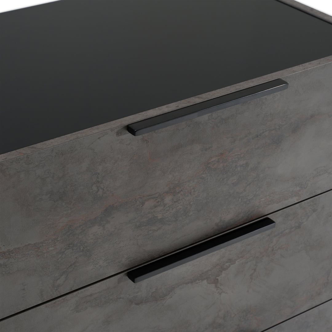 Ferrara - Modern Volcano Oxide Grey Dresser
