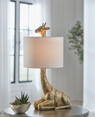 Ferrison Table Lamp - Gold Table Lamp modern furniture Contempo Furniture