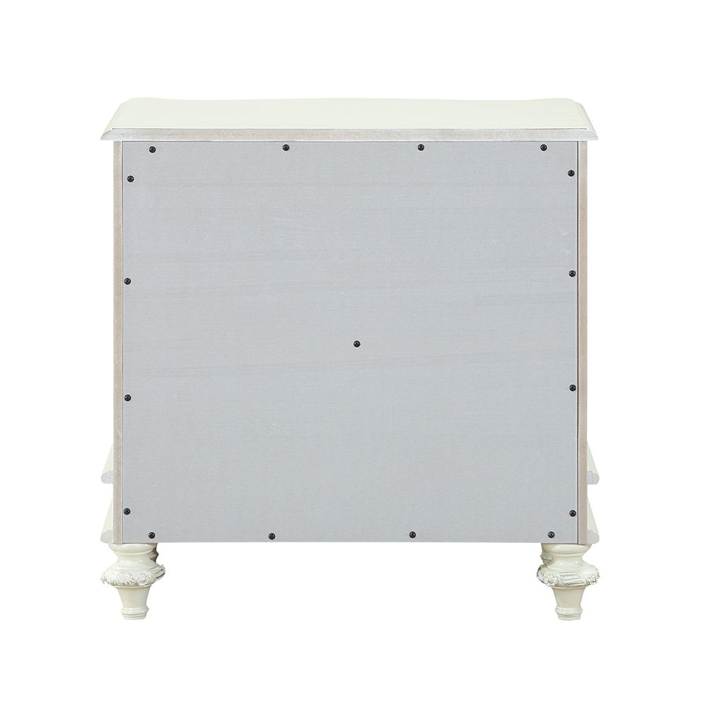 Dorothy - Nightstand With 2 Drawers - Ivory