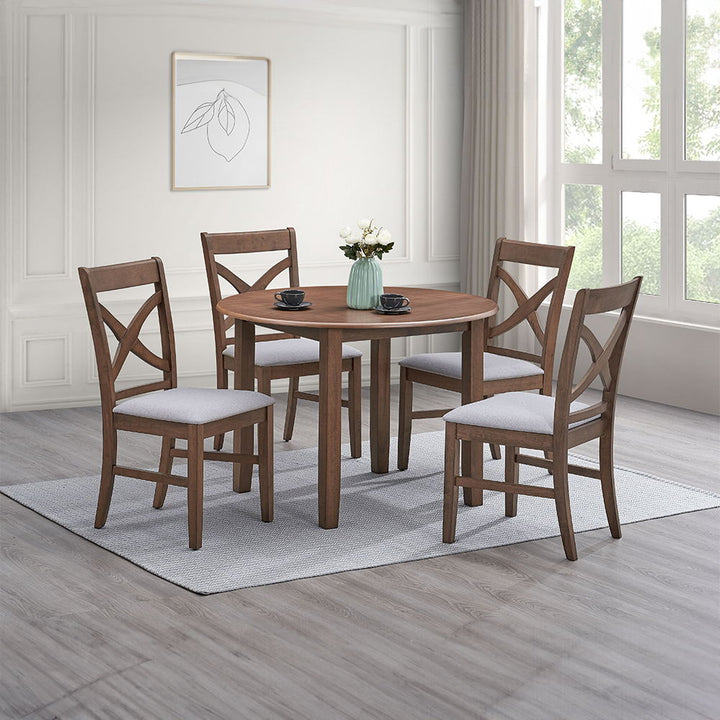 Ferris - Round Dining Table - Brown