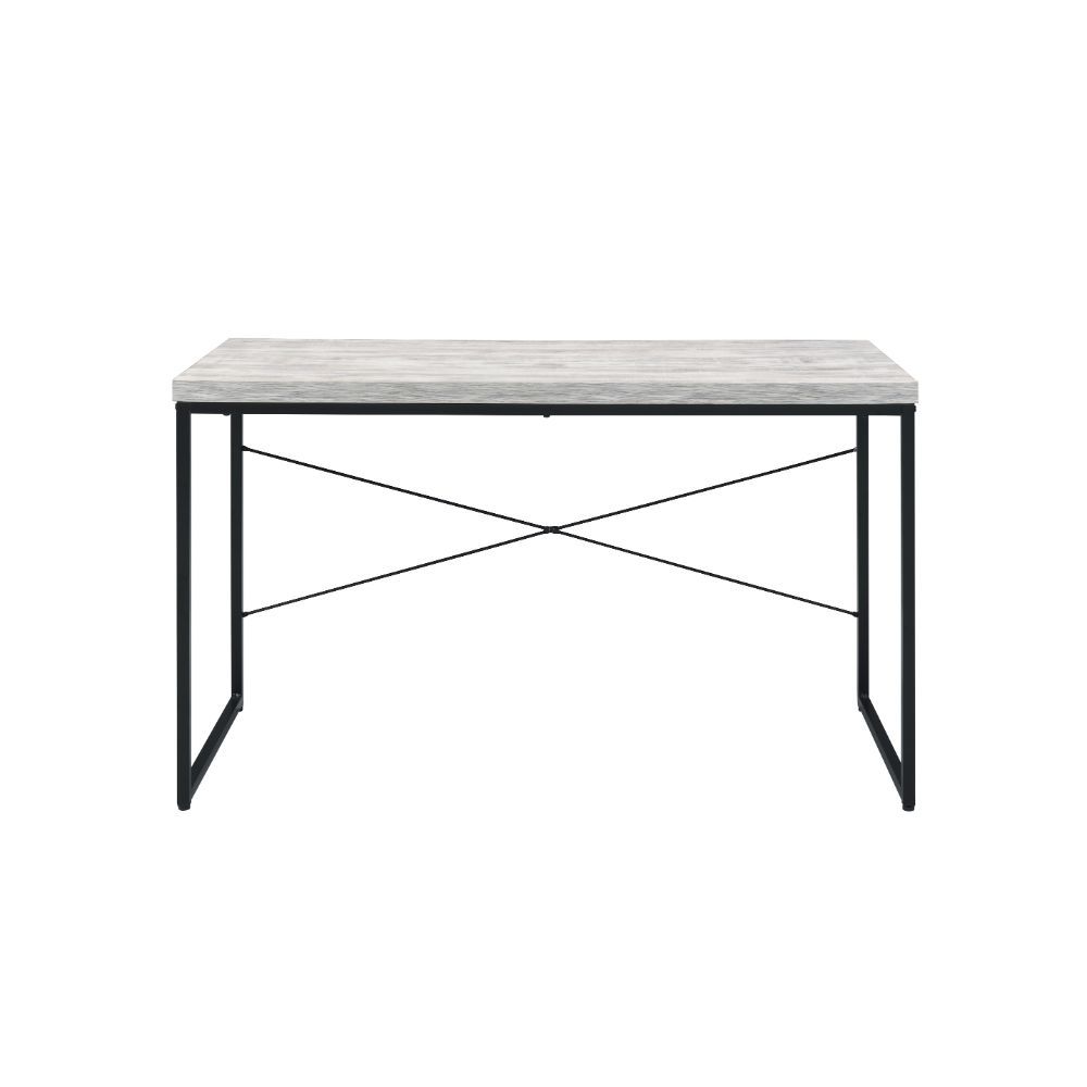 Jurgen - Writing Desk - Antique White & Black