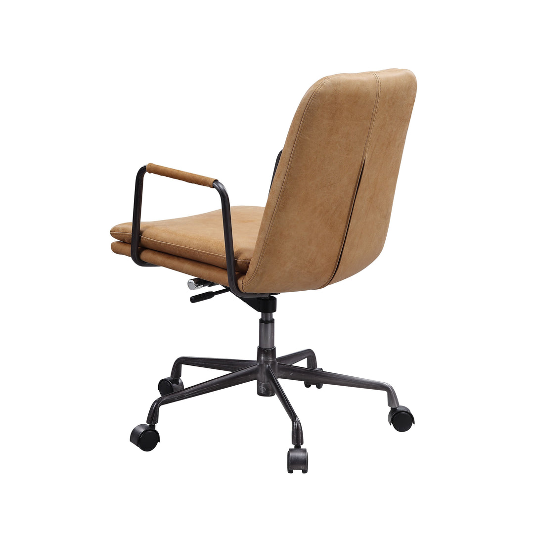 Eclarn - Office Chair - Rum Top Grain Leather