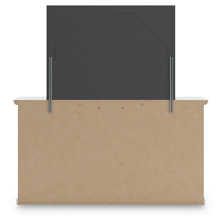 Bostwick Shoals - Dresser and Mirror - White