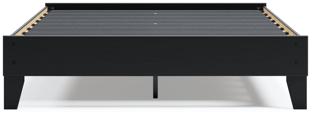 Finch - Queen Platform Bed - Black