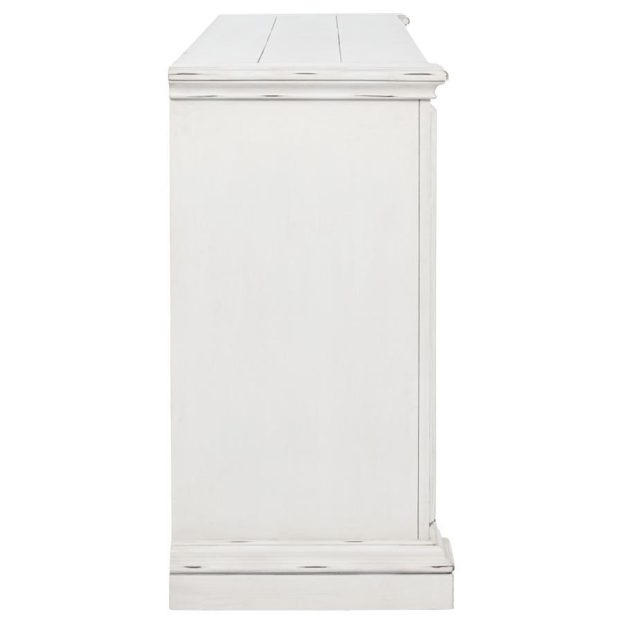 Mckinney - 6-Drawer Bedroom Dresser Cabinet - Vintage White