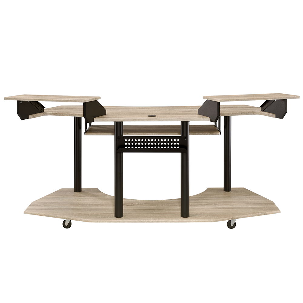 Eleazar - 71" Music Studio Desk - Natural Oak
