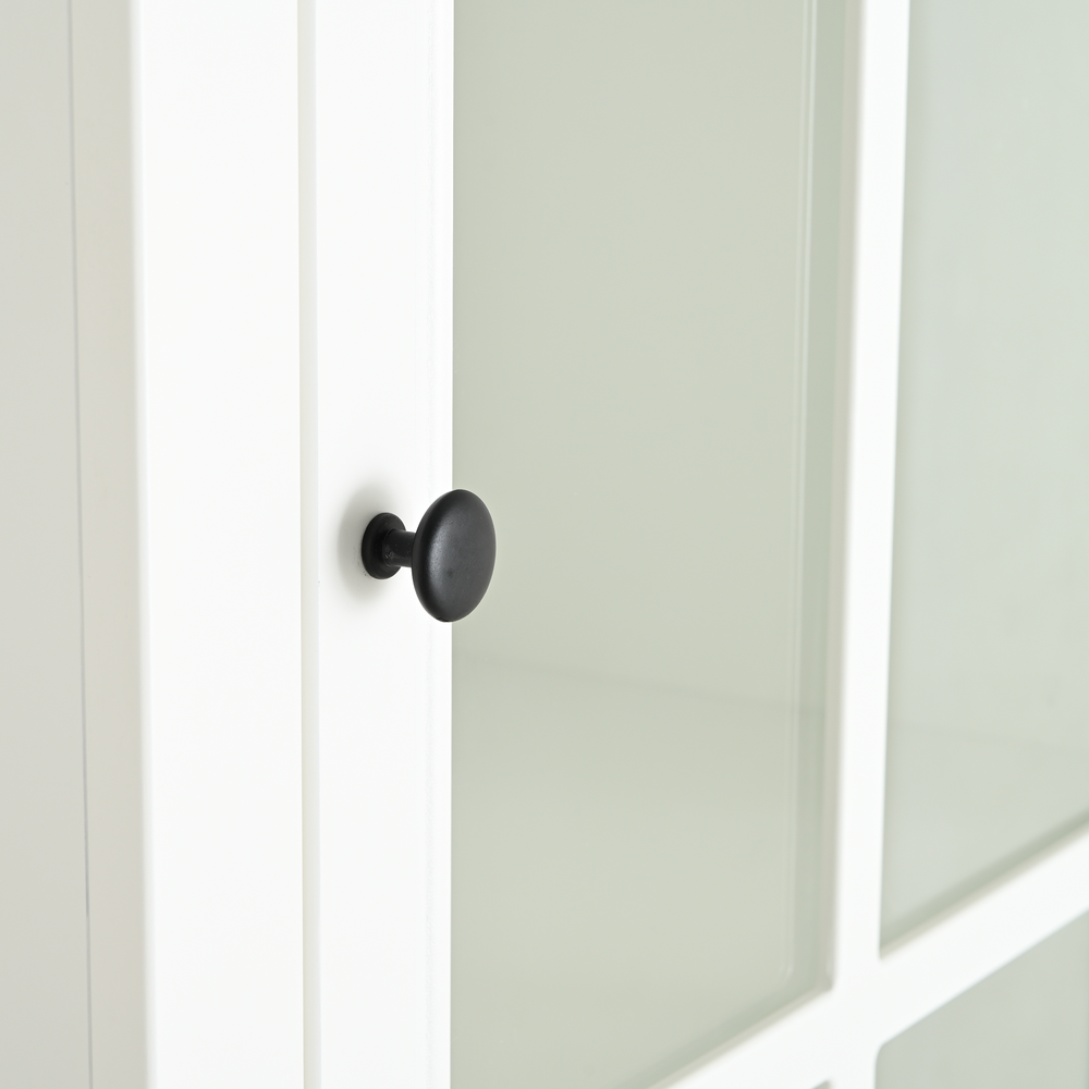 retro-style-hutch-cabinet-with-single-glass-door-white