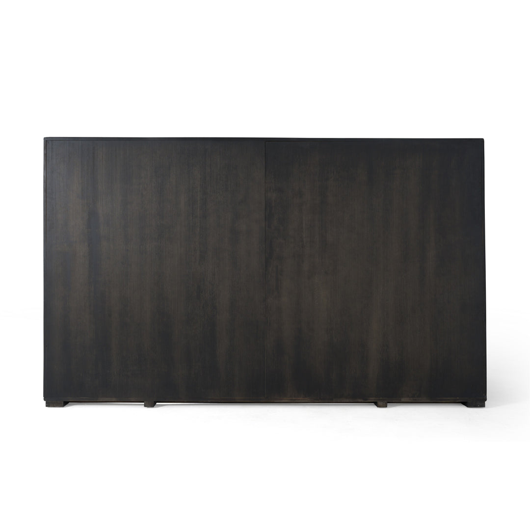 Fields - Modern Black Acacia Bed