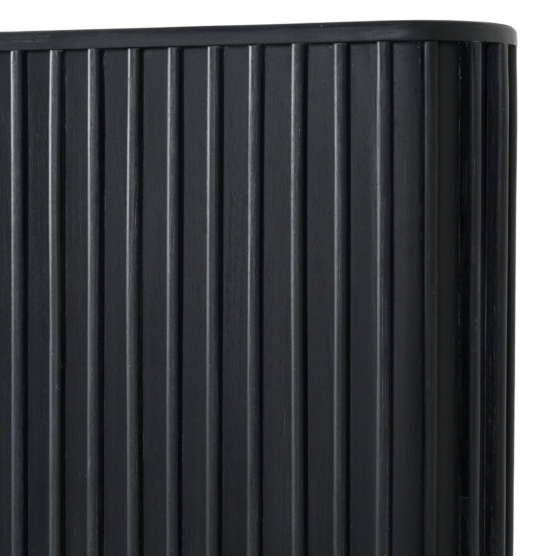 Fields - Modern Black Acacia Bed