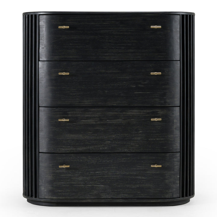 Fields - Modern Black Acacia Chest