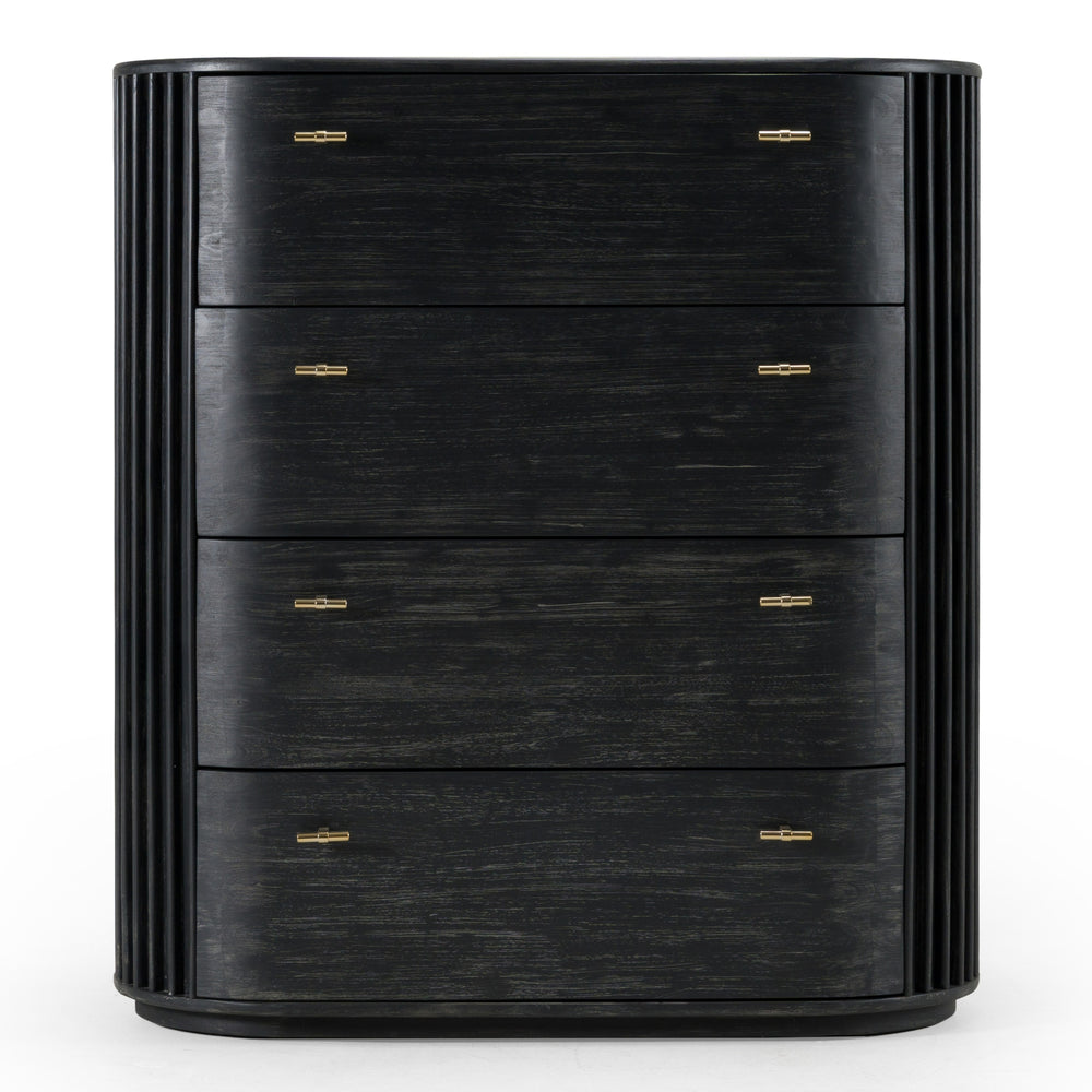 Fields - Modern Black Acacia Chest