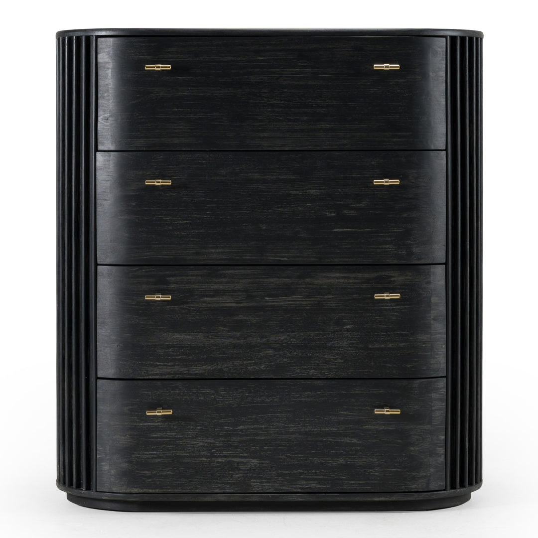 Fields - Modern Black Acacia Chest