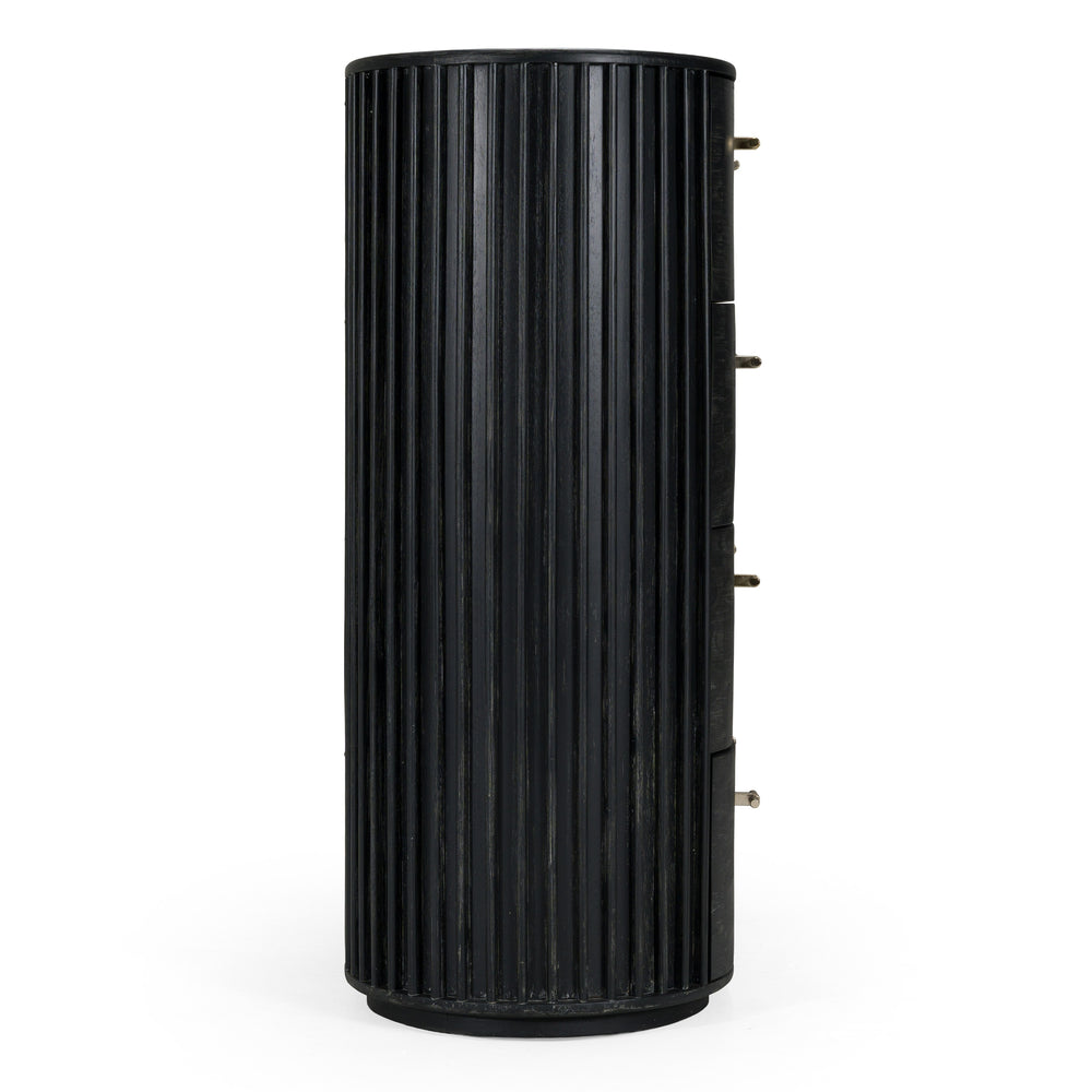 Fields - Modern Black Acacia Chest - View 3