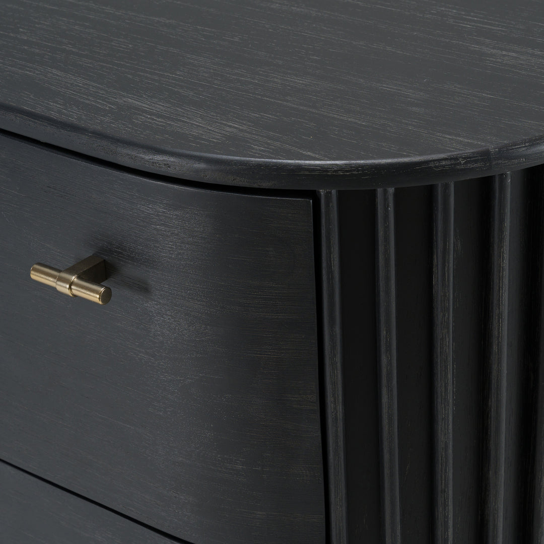 Fields - Modern Black Acacia Chest