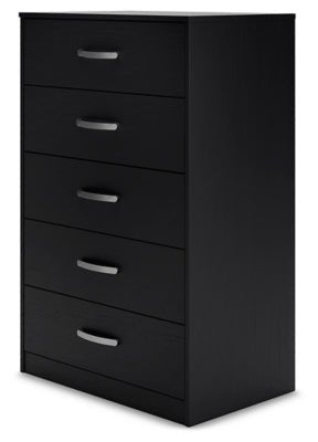 Finch Chest of Drawers - Black Accent Chest modern furniture Contempo Furniture