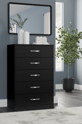 Finch Chest of Drawers - Black Accent Chest modern furniture Contempo Furniture