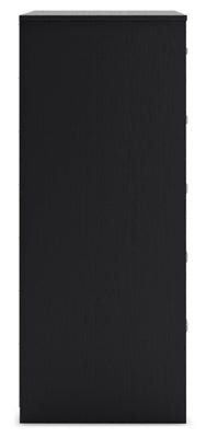Finch Chest of Drawers - Black Accent Chest modern furniture Contempo Furniture