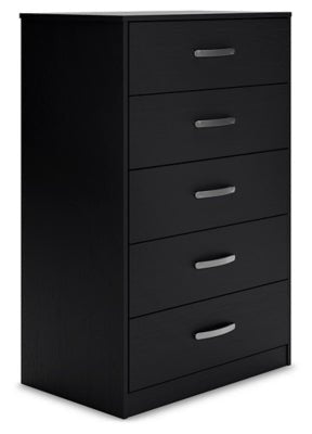 Finch Chest of Drawers - Black | Ashley Furniture