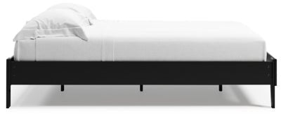 Finch Queen Platform Bed - Black Platform Bed modern furniture Contempo Furniture