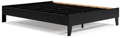 Finch Queen Platform Bed - Black Platform Bed modern furniture Contempo Furniture
