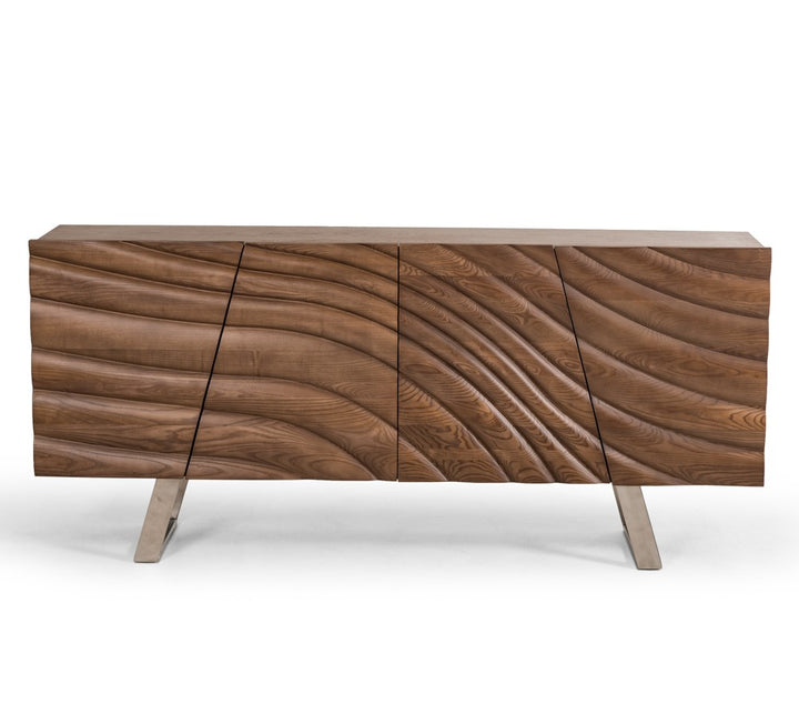 Finley Mid-Century Walnut Buffet