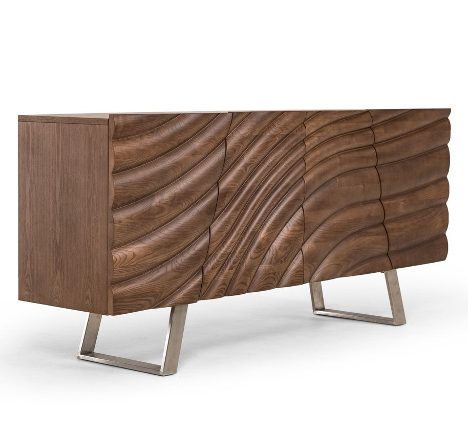 Finley Mid-Century Walnut Buffet