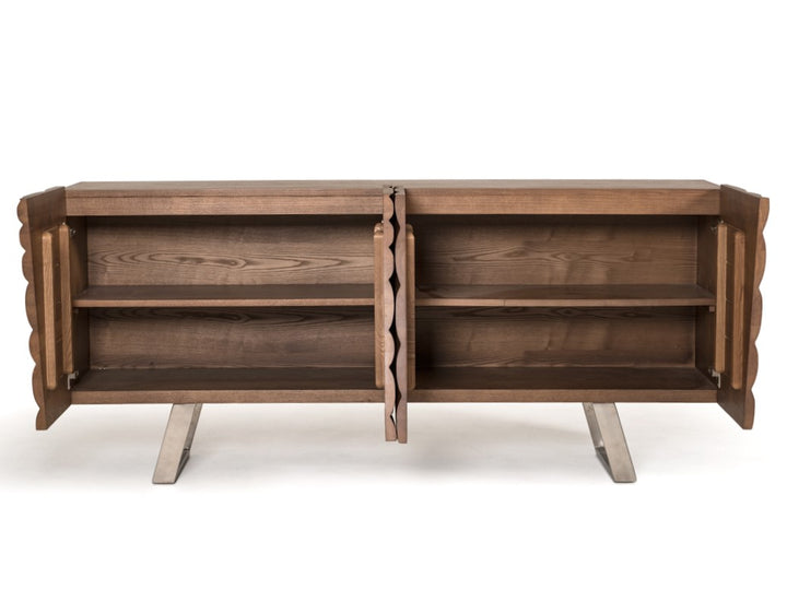Finley Mid-Century Walnut Buffet