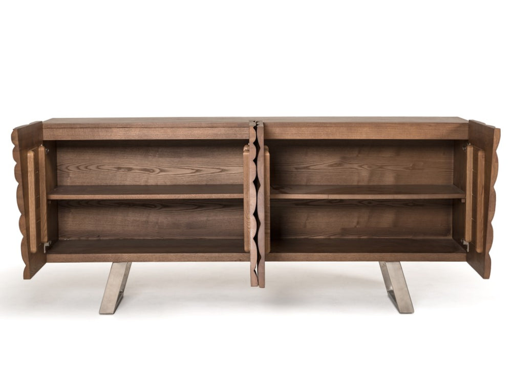 Finley Mid-Century Walnut Buffet - View 4