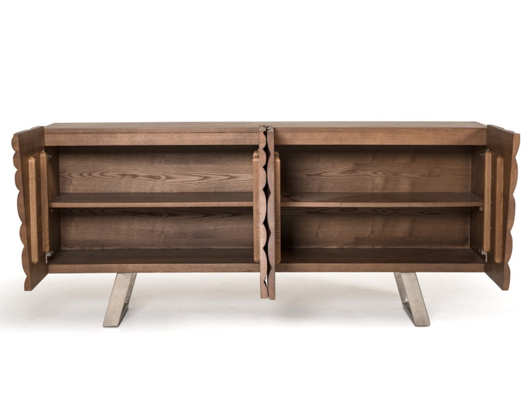 Finley Mid-Century Walnut Buffet