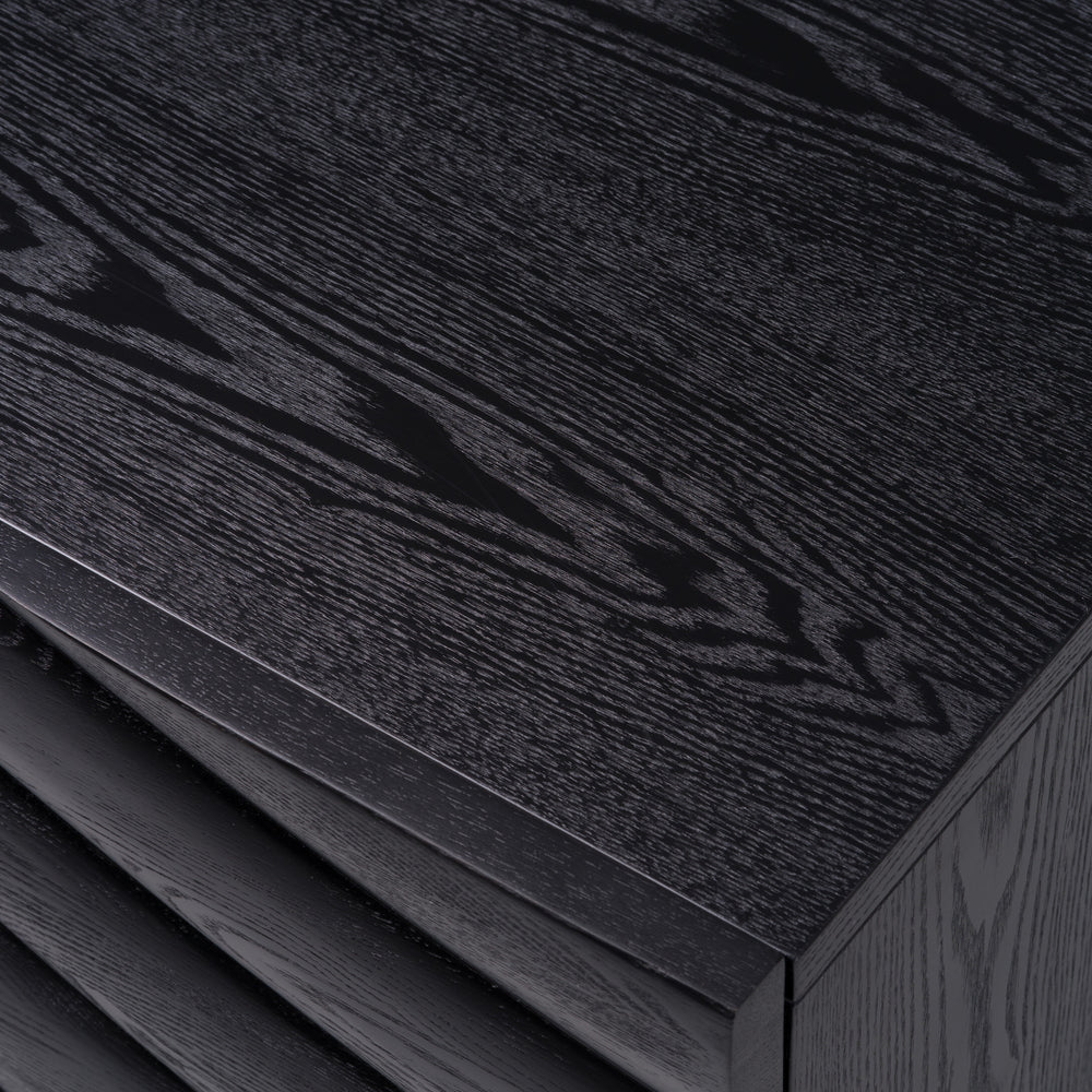 Finley Mid-Century Black & Gold Buffet - View 9