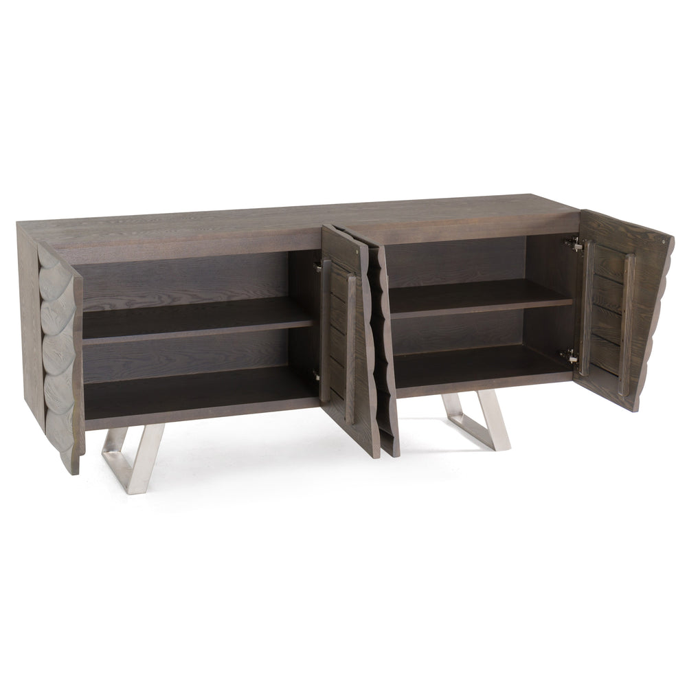 Finley Mid-Century Grey Ash Buffet - View 9