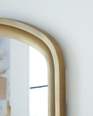 Fintan Floor Mirror - Gold Floor Mirror modern furniture Contempo Furniture