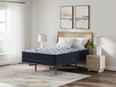 Firm Luxe 2.0 Queen Mattress - Blue Innerspring Mattress modern furniture Contempo Furniture