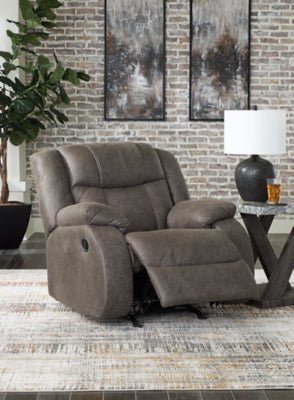 First Base Recliner - Dark Gray Rocker Chair modern furniture Contempo Furniture