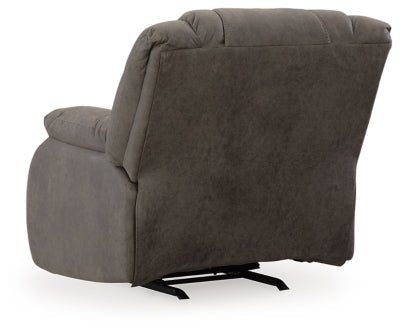 First Base Recliner - Dark Gray Rocker Chair modern furniture Contempo Furniture