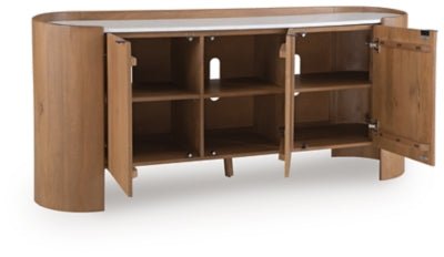 Fitzroy Accent Cabinet - Light Brown Accent Cabinet modern furniture Contempo Furniture