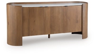Fitzroy Accent Cabinet - Light Brown | Ashley Furniture