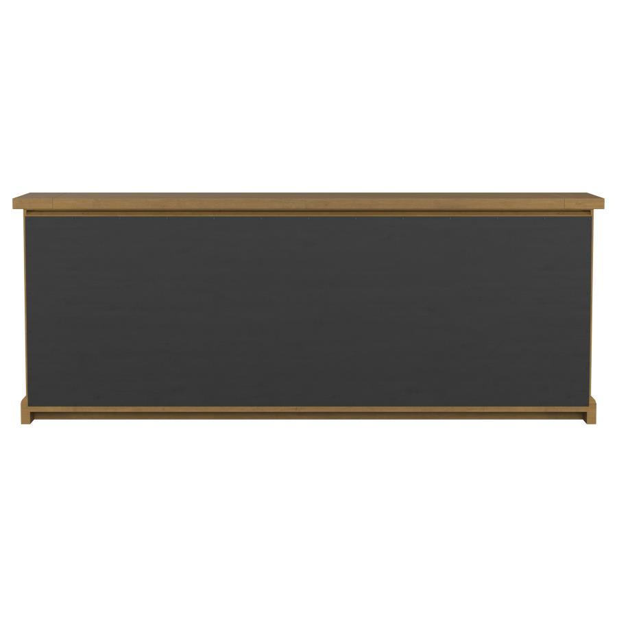 Florence - 4 Door Dining Sideboard Buffet Cabinet - Rustic Honey Buffets modern furniture Contempo Furniture